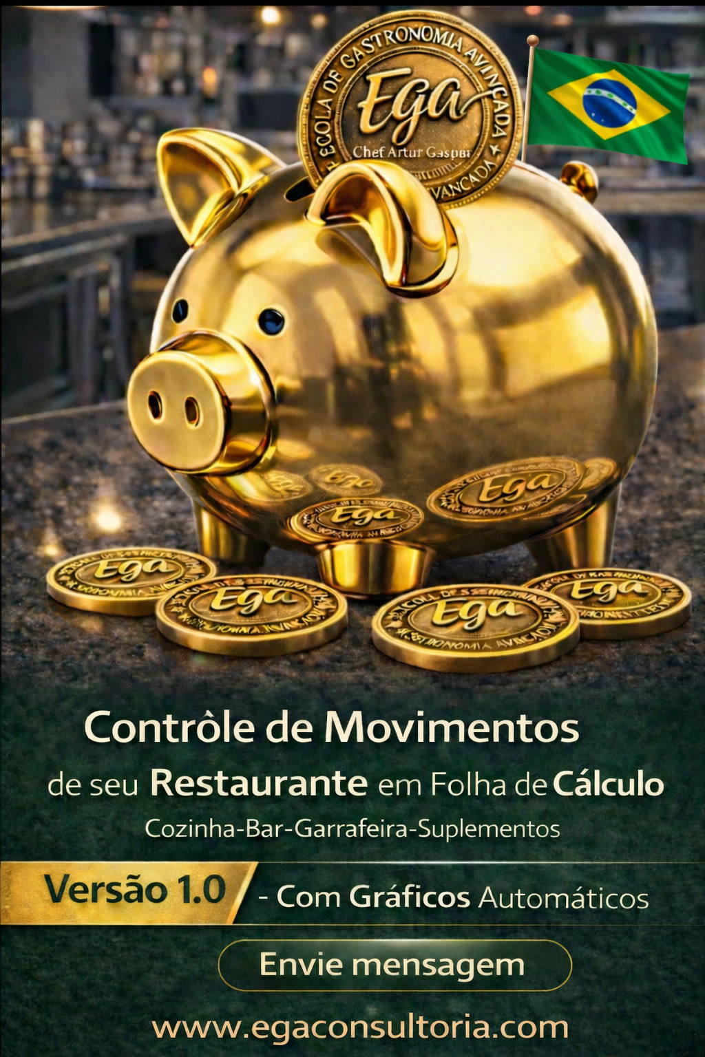 Gestão para Restaurante Bar Taberna Choperia em Português para o  Brasil em R$ (Real)