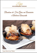 Bombom de Foie Gras em Aumoniere e Abobora Amassada - 30 reais (BRL R$) corresponde a mais ou menos 5 €