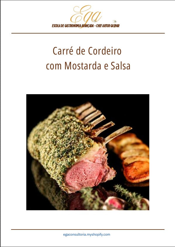 Carré de Cordeiro  com Mostarda e Salsa - 30 reais (BRL R$) corresponde a mais ou menos 5 €