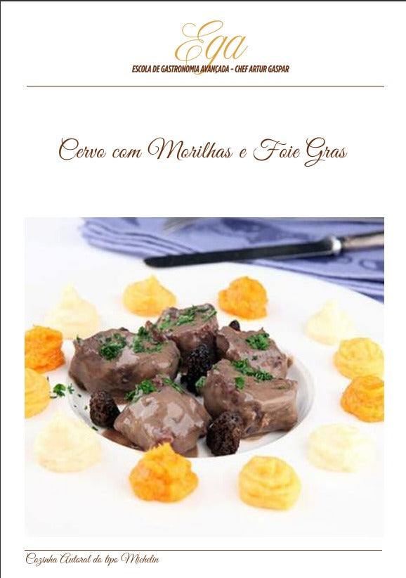 Cervo com Morilhas e Foie Gras