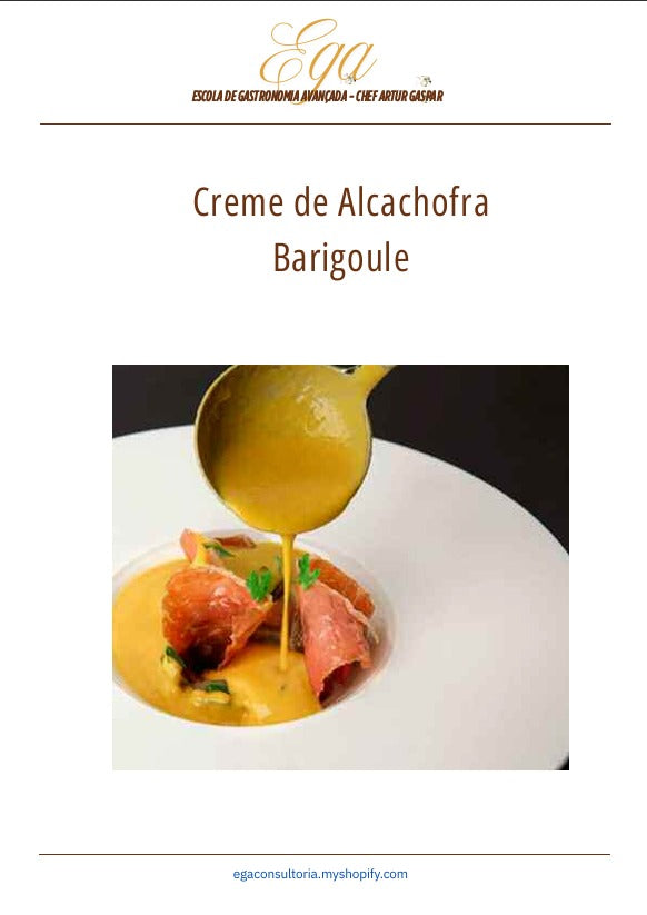 Creme de Alcachofra Barigoule - 30 reais (BRL R$) corresponde a mais ou menos 5 €