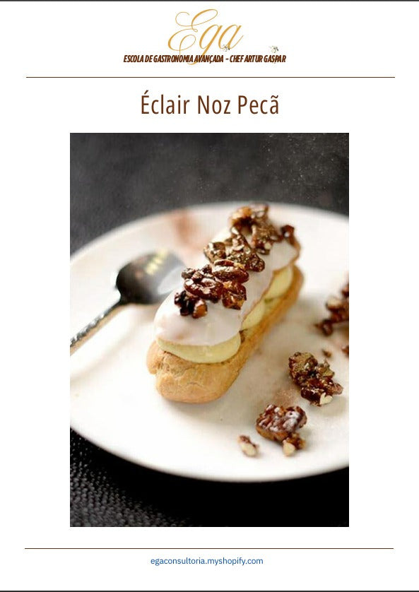 Éclair Noz Pecã - 30 reais (BRL R$) corresponde a mais ou menos 5 €