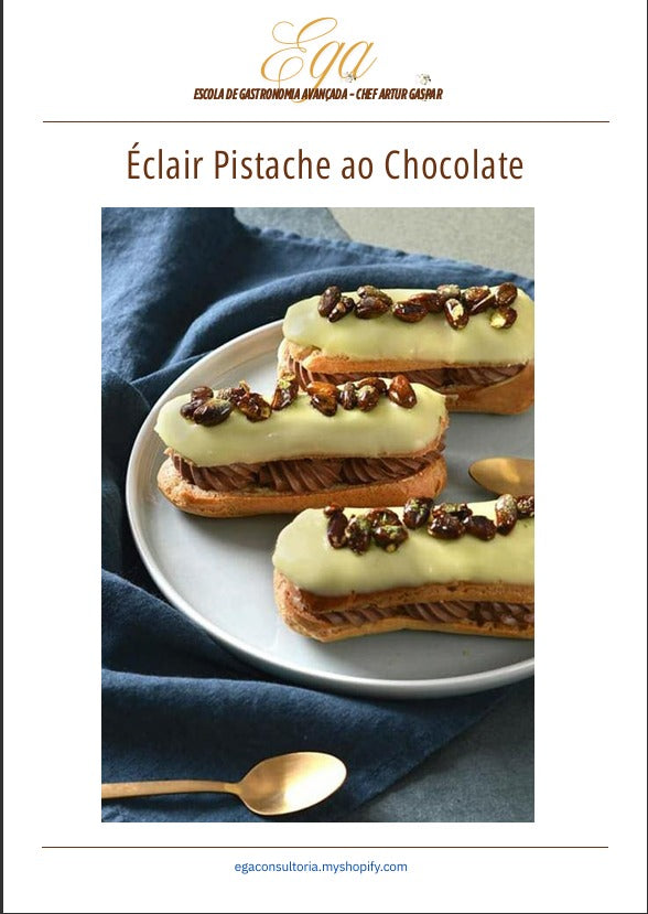 Éclair Pistache ao Chocolate - 30 reais (BRL R$) corresponde a mais ou menos 5 €