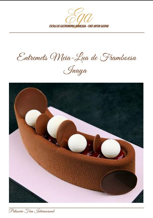 Entremets Meia-Lua de Framboesa Inaya