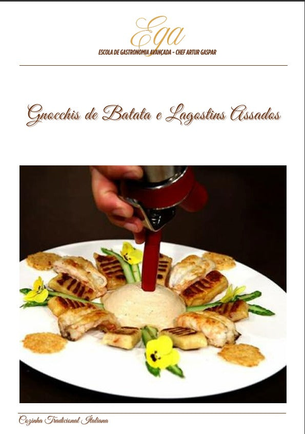 Gnocchis de Batata e Lagostins Assados