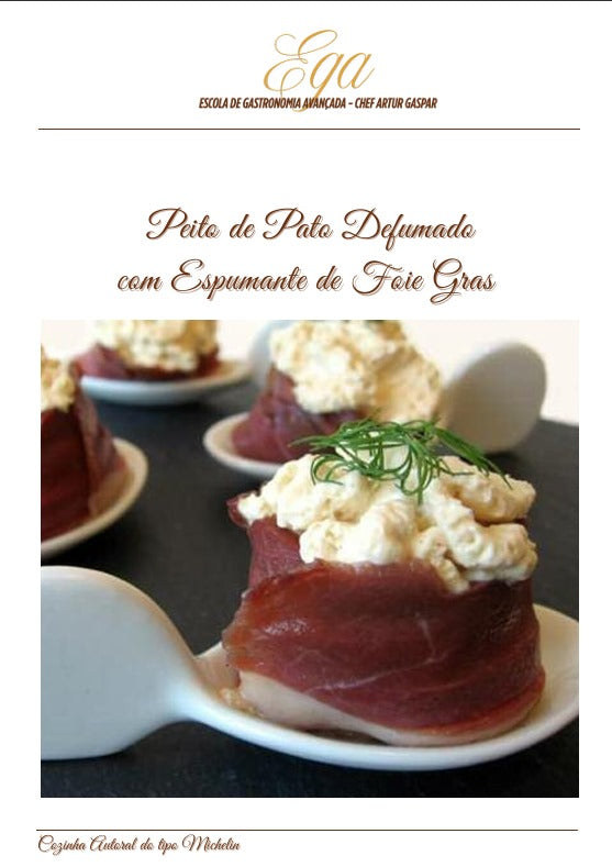 Peito de Pato Defumado com Espumante de Foie Gras