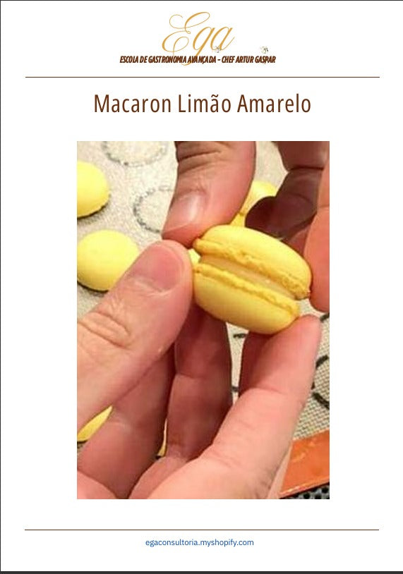 Macaron Limão Amarelo - 30 reais (BRL R$) corresponde a mais ou menos 5 €