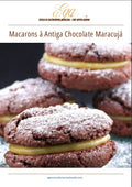 Macarons à Antiga Chocolate Maracujá - 30 reais (BRL R$) corresponde a mais ou menos 5 €