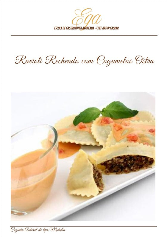 Ravioli Recheado com Cogumelos Ostra