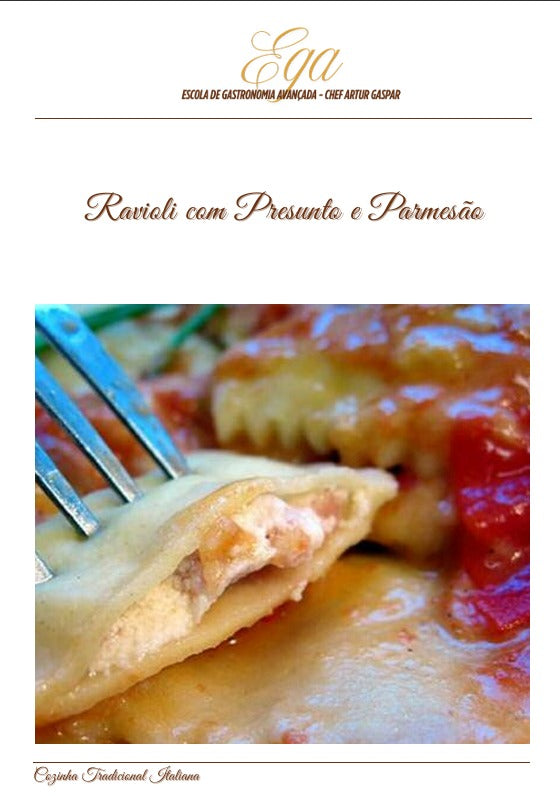 Ravioli com Presunto e Parmesão