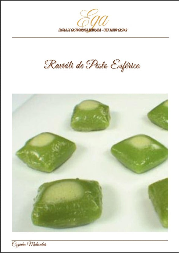 Ravióli de Pesto Esférico