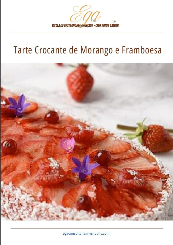 Tarte Crocante de Morango e Framboesa - 30 reais (BRL R$) corresponde a mais ou menos 5 €