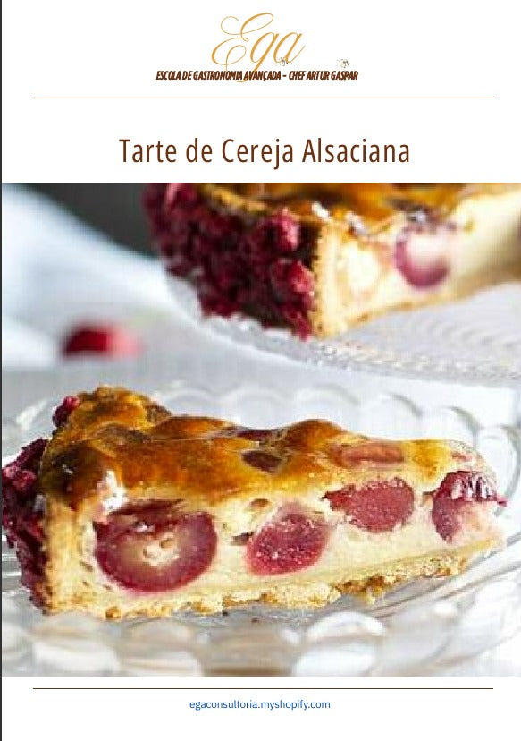 Tarte de Cereja Alsaciana - 30 reais (BRL R$) corresponde a mais ou menos 5 €