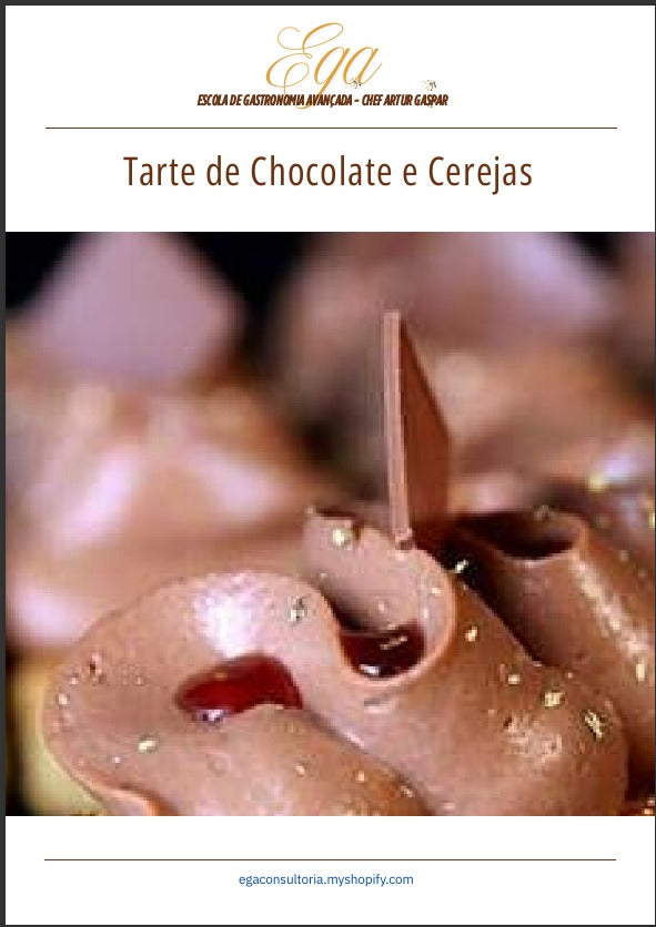 Tarte de Chocolate e Cerejas - 30 reais (BRL R$) corresponde a mais ou menos 5 €