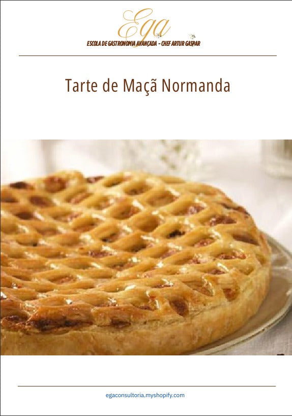 Tarte de Maçã Normanda - 30 reais (BRL R$) corresponde a mais ou menos 5 €
