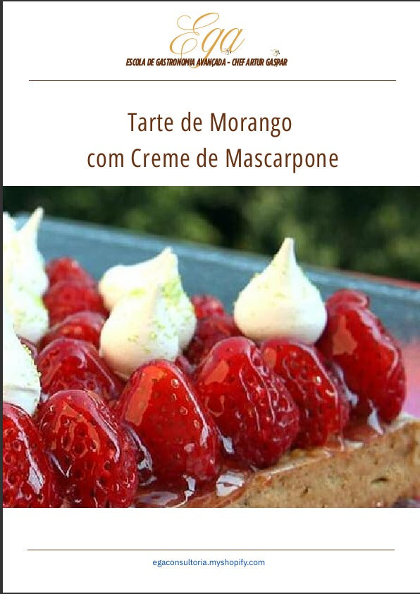 Tarte de Morango  com Creme de Mascarpone - 30 reais (BRL R$) corresponde a mais ou menos 5 €