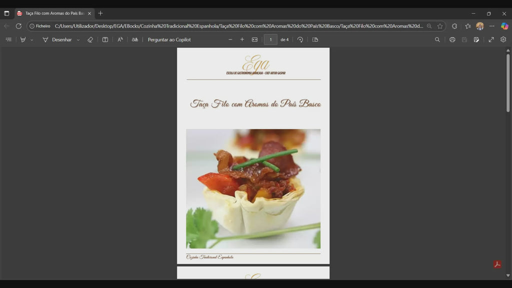 Taça Filo com Aromas do País Basco