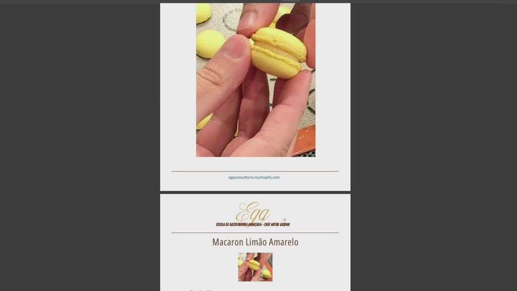 Macaron Limão Amarelo - 30 reais (BRL R$) corresponde a mais ou menos 5 €