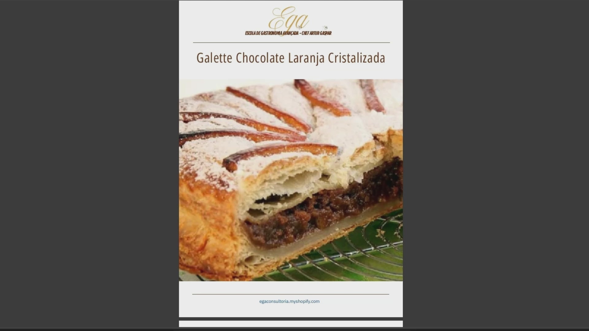 Galette Chocolate Laranja Cristalizada - 30 reais (BRL R$) corresponde a mais ou menos 5 €