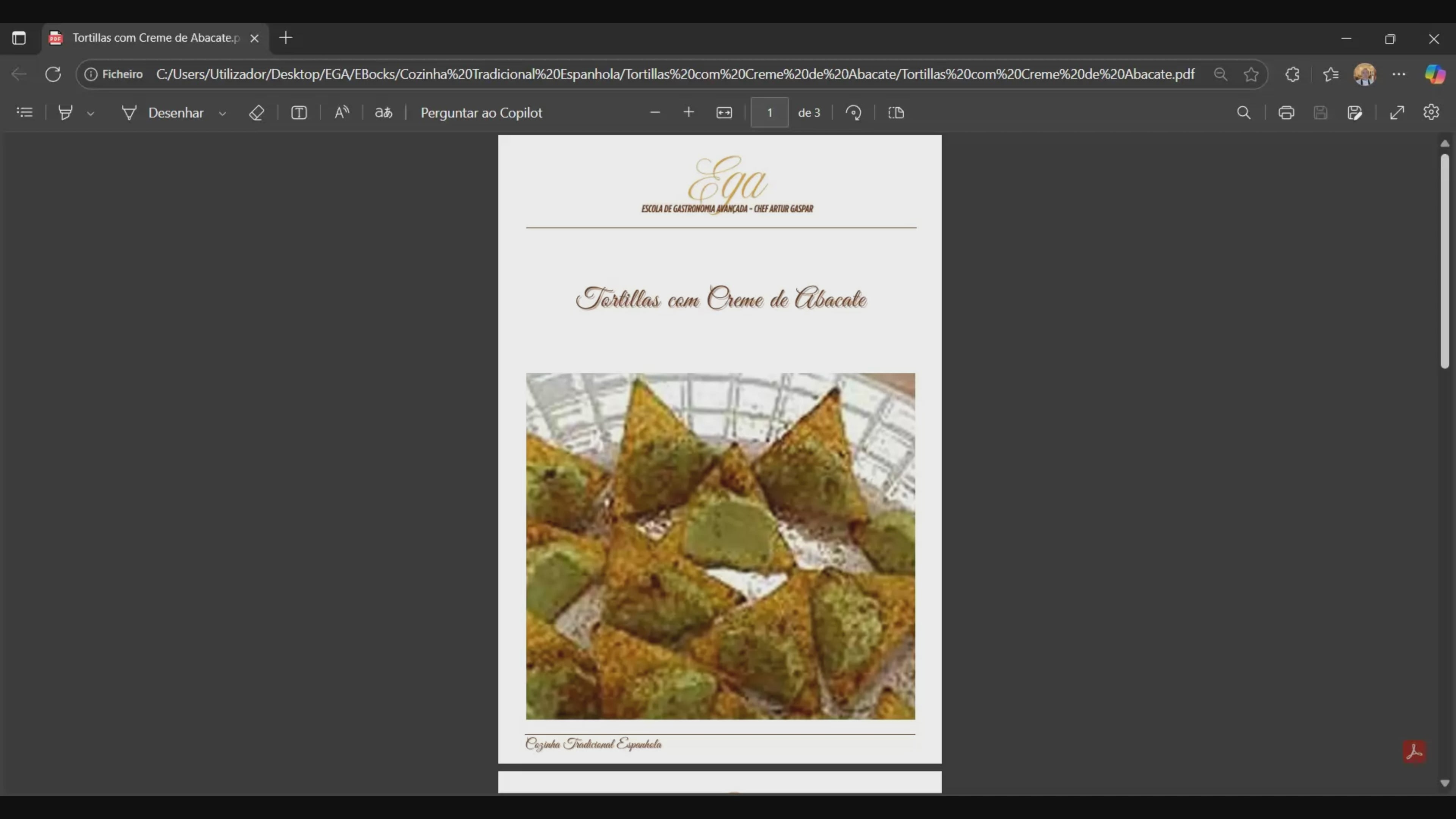 Tortillas com Creme de Abacate