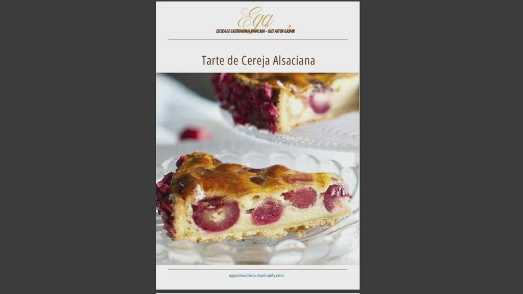 Tarte de Cereja Alsaciana - 30 reais (BRL R$) corresponde a mais ou menos 5 €