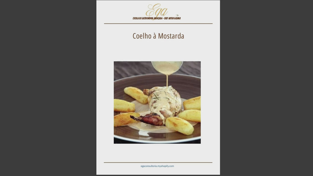 Coelho à Mostarda - 30 reais (BRL R$) corresponde a mais ou menos 5 €