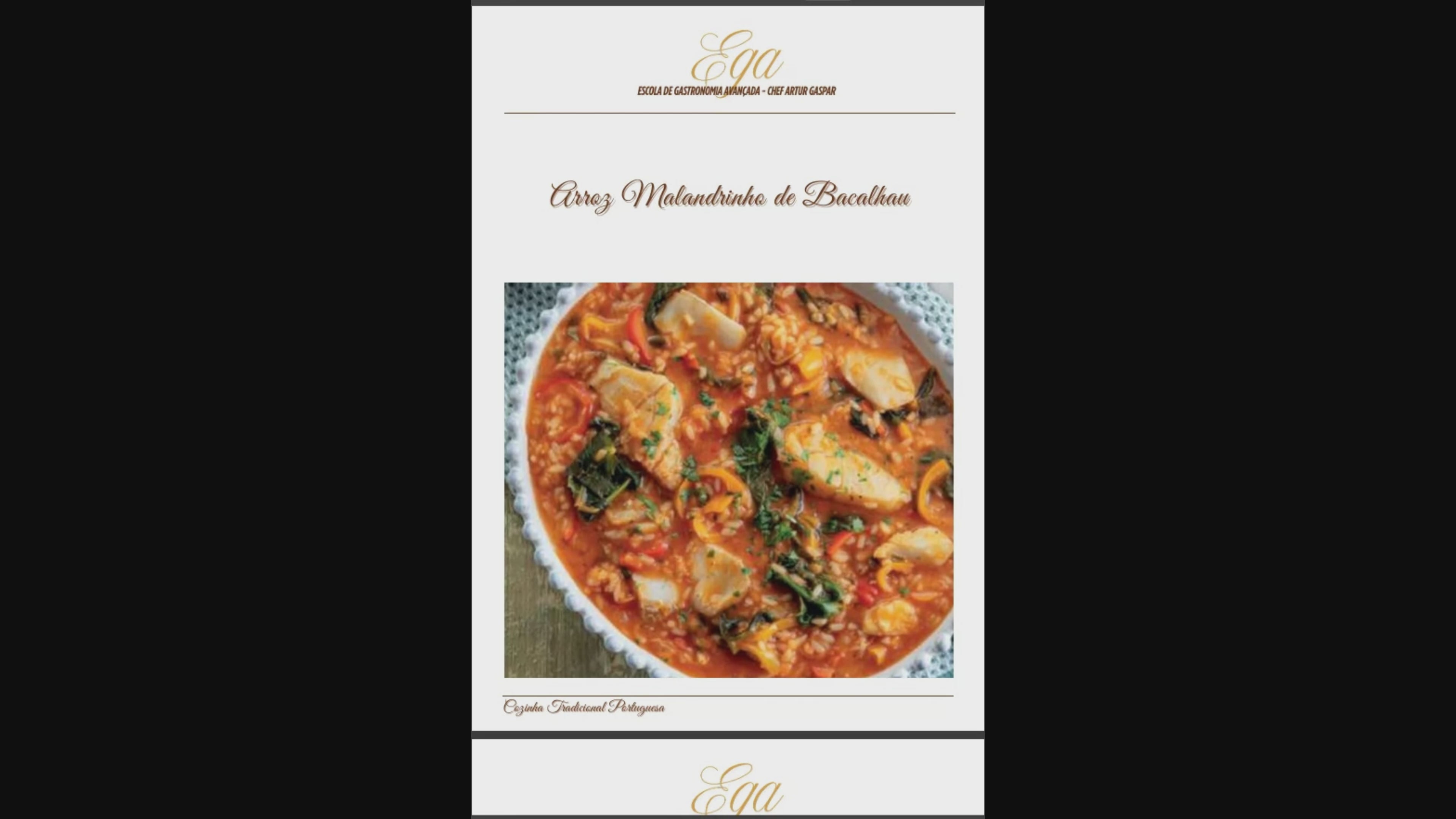 Arroz Malandrinho de Bacalhau