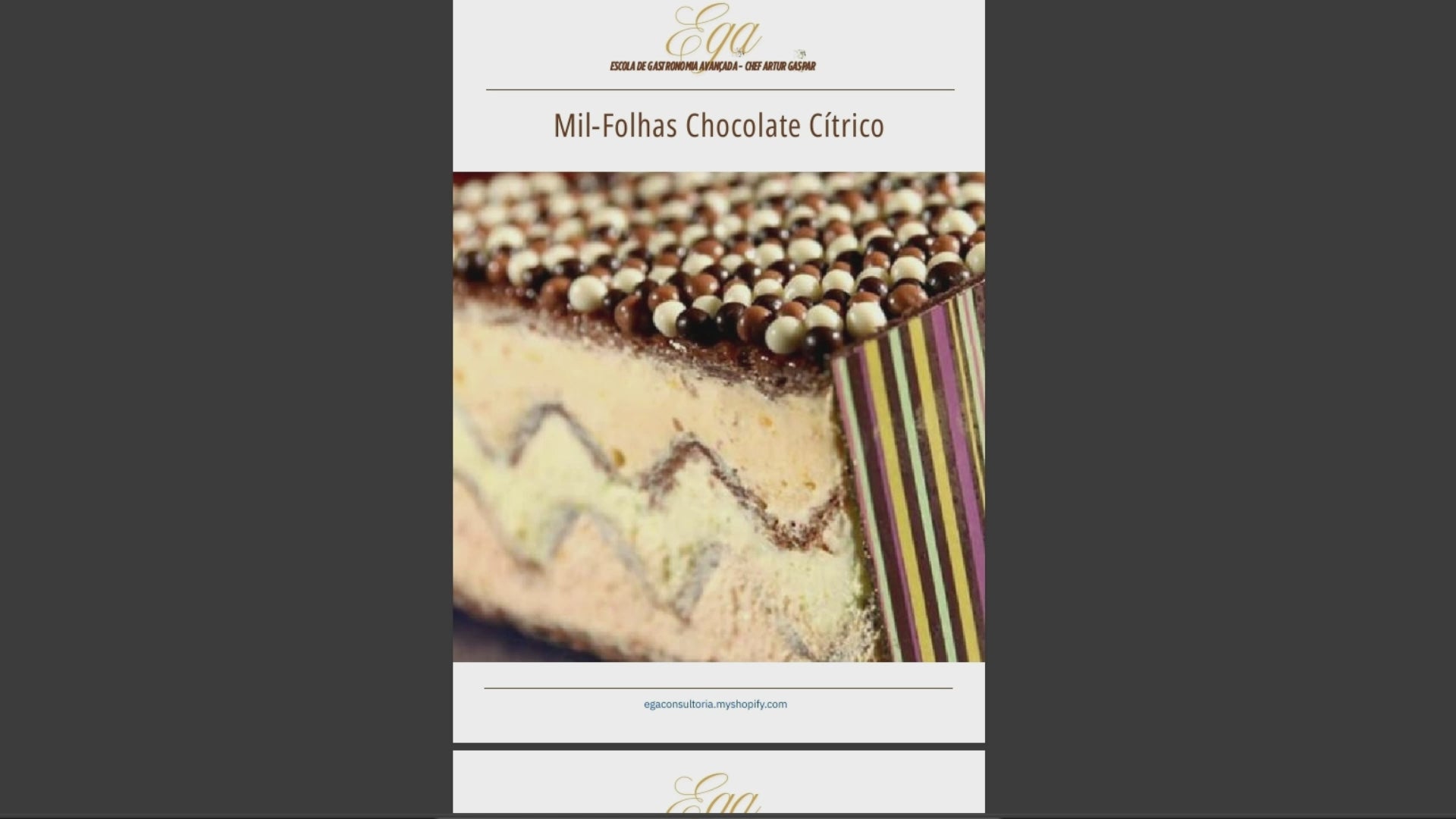 Mil-Folhas Chocolate Cítrico - 30 reais (BRL R$) corresponde a mais ou menos 5 €
