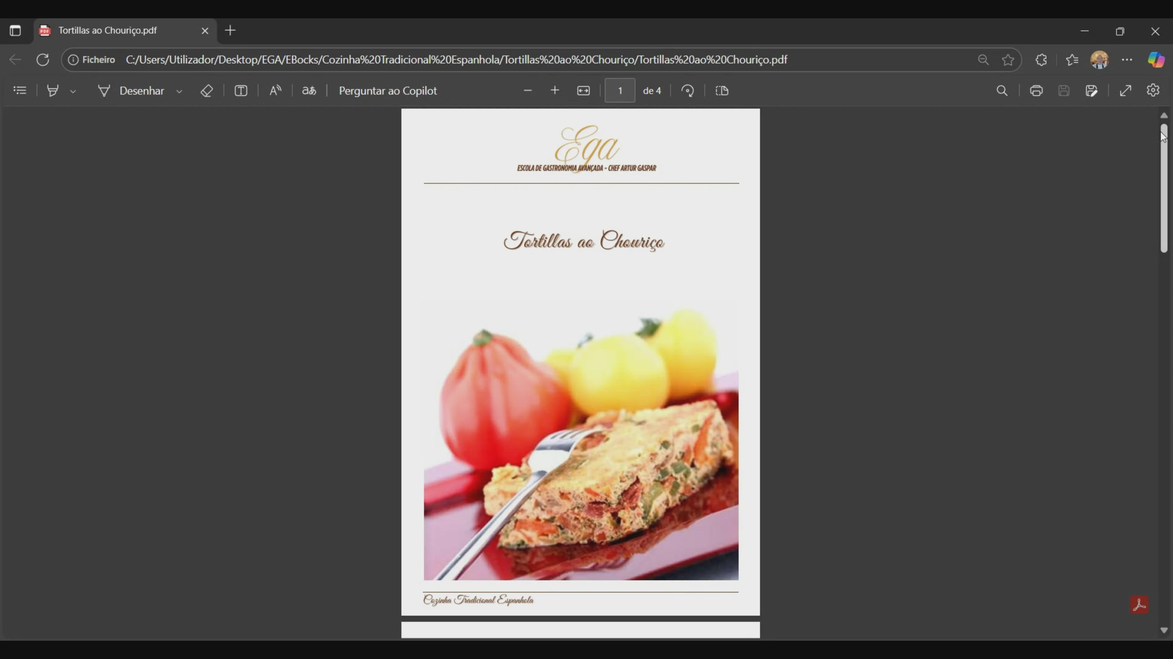 Tortillas ao Chouriço