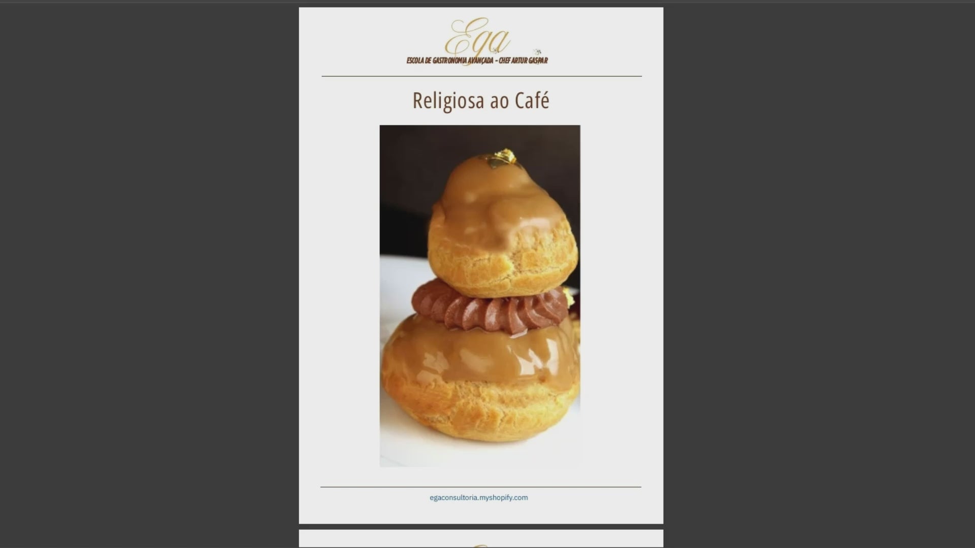 Religiosa ao Café - 30 reais (BRL R$) corresponde a mais ou menos 5 €