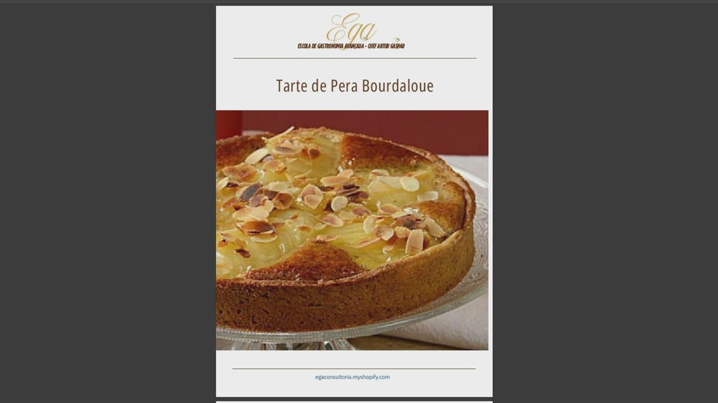 Tarte de Pera Bourdaloue - 30 reais (BRL R$) corresponde a mais ou menos 5 €