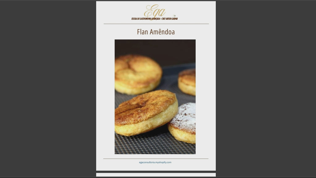 Flan Amêndoa - 30 reais (BRL R$) corresponde a mais ou menos 5 €