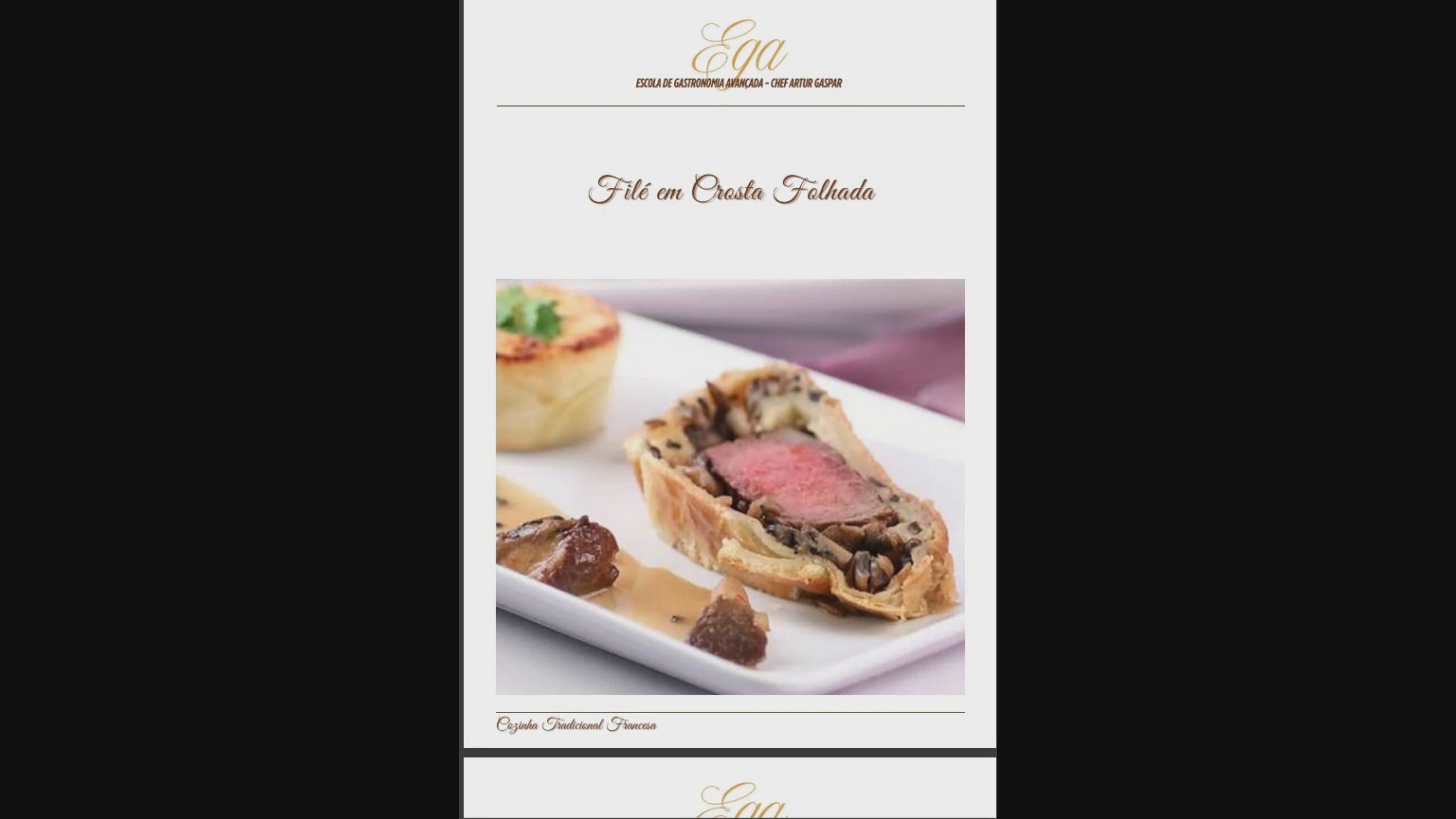 Filé em Crosta Folhada