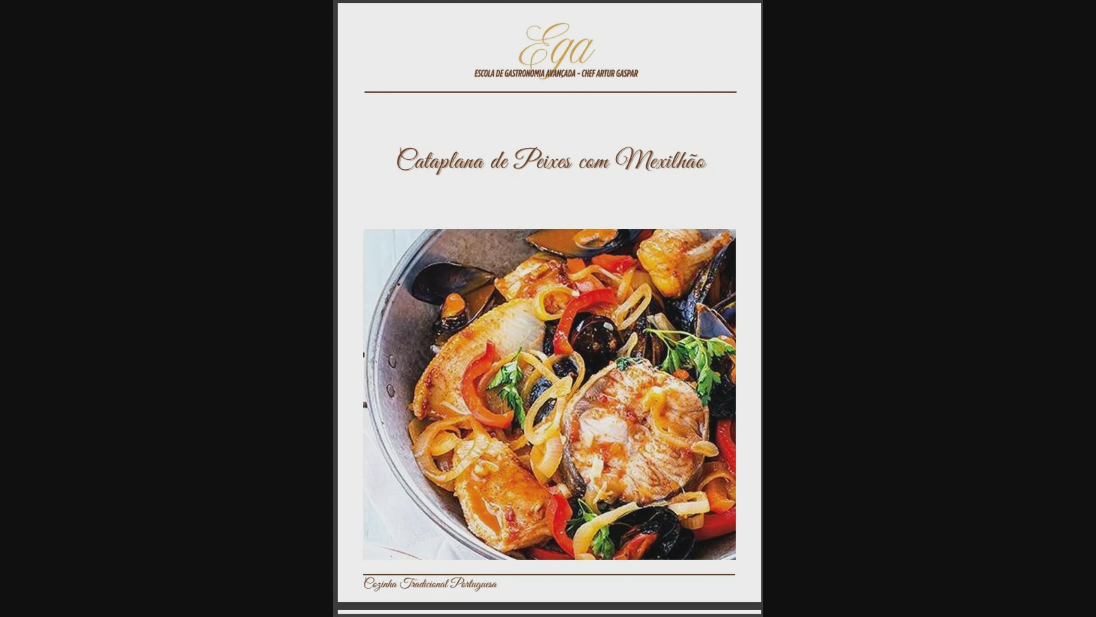 Cataplana de Peixes com Mexilhão