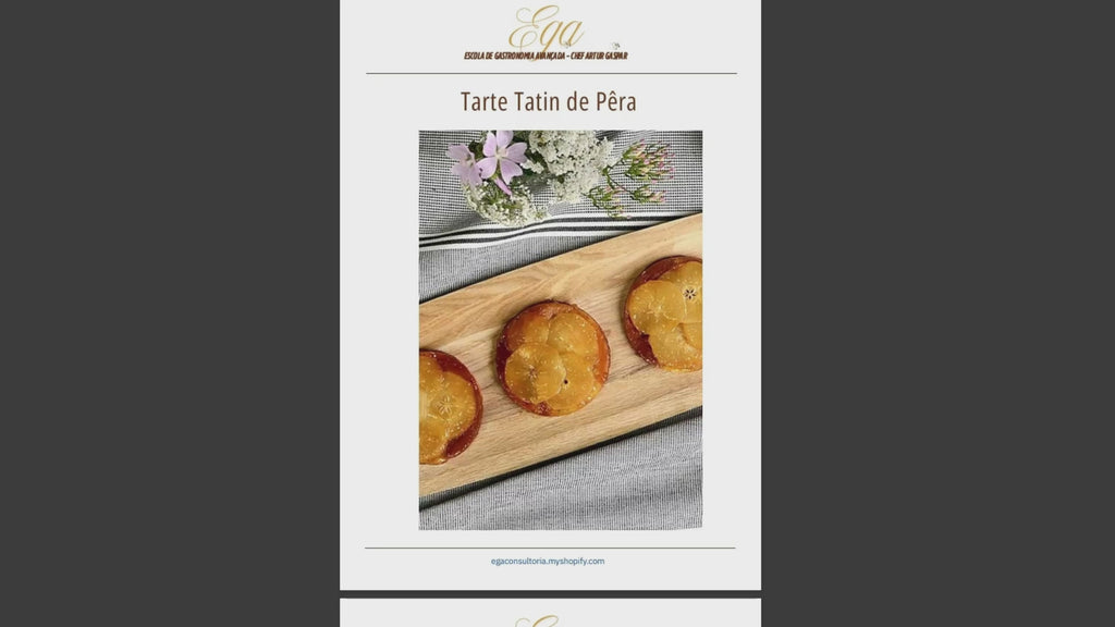 Tarte Tatin de Pêra - 30 reais (BRL R$) corresponde a mais ou menos 5 €