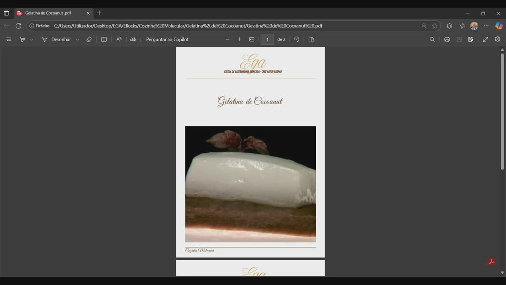 Gelatina de Cocoanut