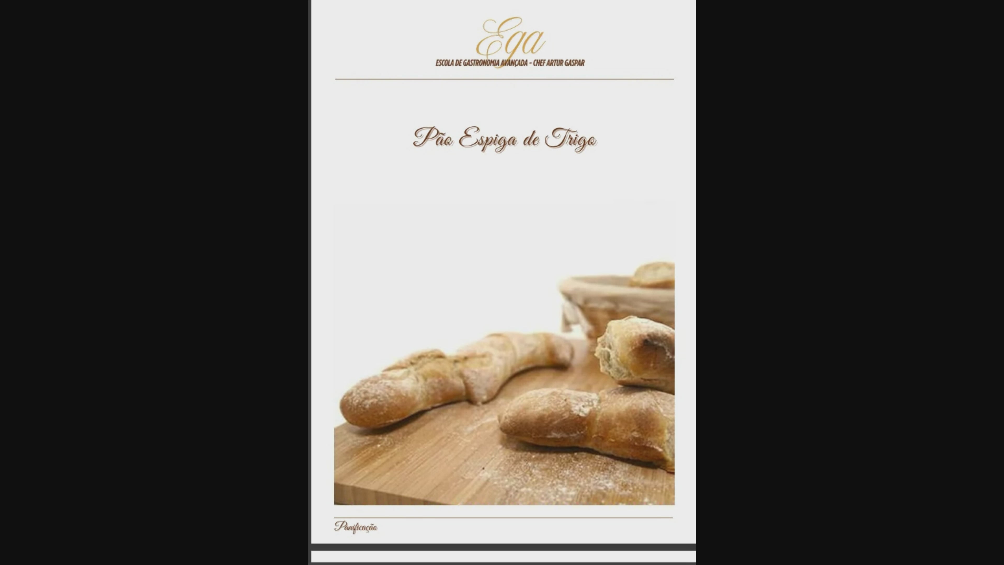 Pão Espiga de Trigo