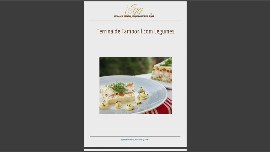 Terrina de Tamboril com Legumes - 30 reais (BRL R$) corresponde a mais ou menos 5 €