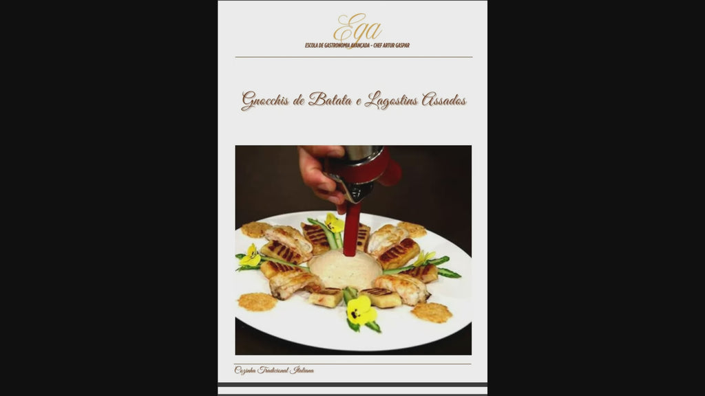 Gnocchis de Batata e Lagostins Assados