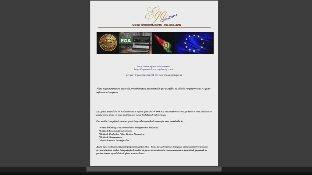 G EGA Consultoria Portugal 24,96  / 150 Reais (Brasil)