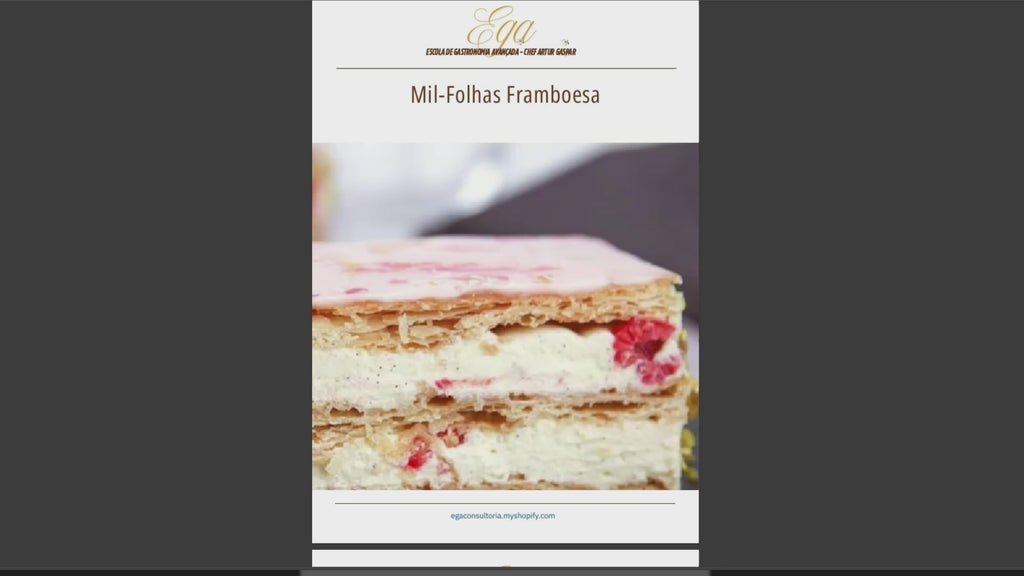 Mil-Folhas Framboesa - 30 reais (BRL R$) corresponde a mais ou menos 5 €