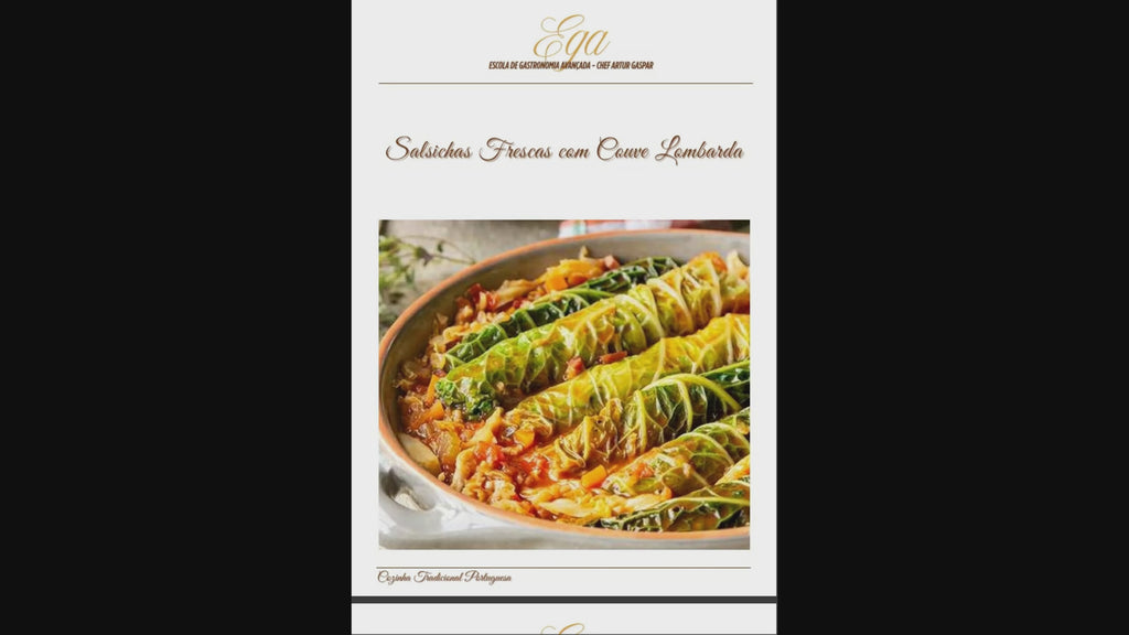 Salsichas Frescas com Couve Lombarda