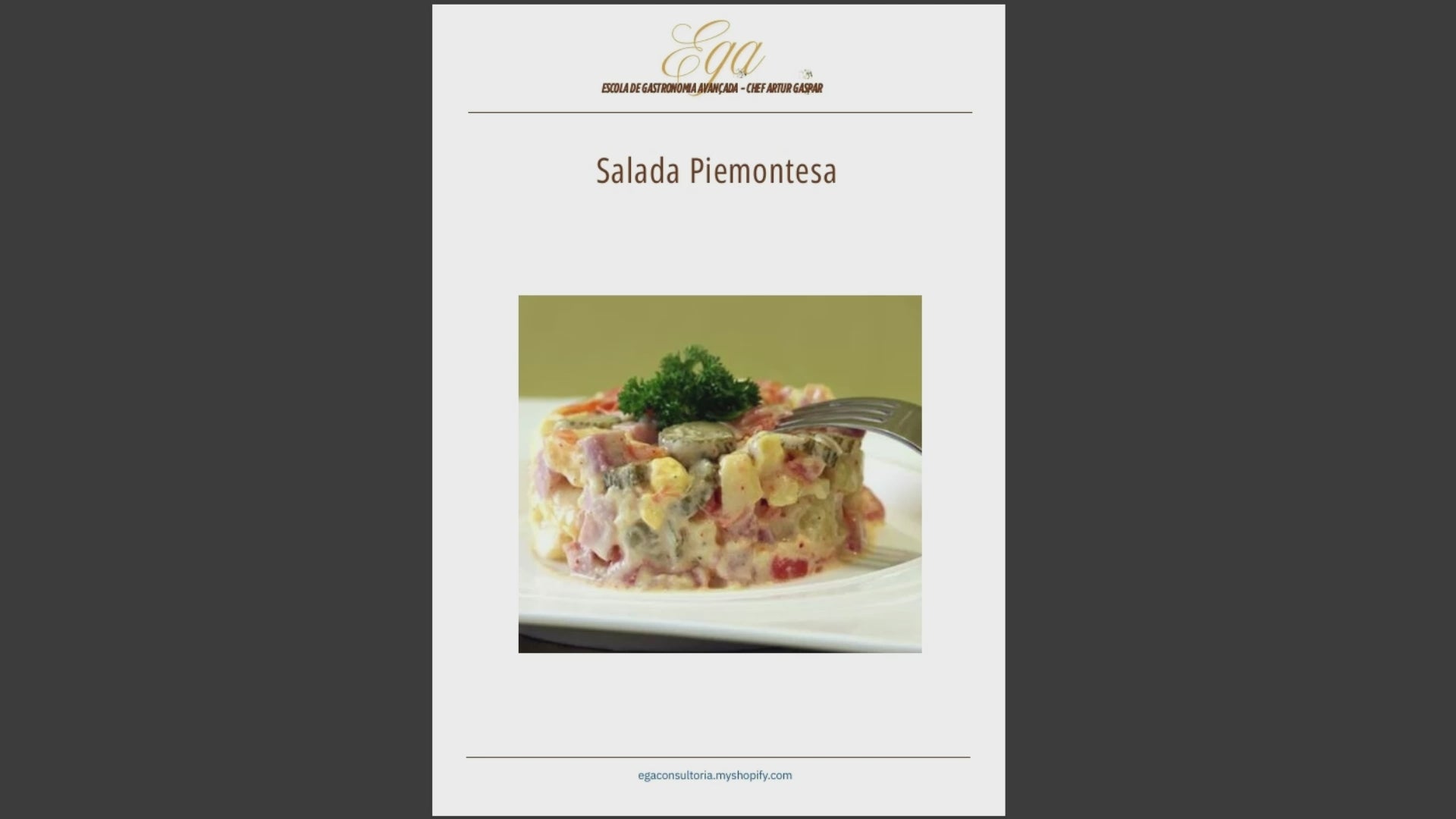Salada Piemontesa - 30 reais (BRL R$) corresponde a mais ou menos 5 €